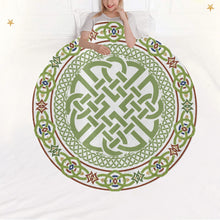 Load image into Gallery viewer, Celtic Circle Fleece Blanket 60" - Urban Celt