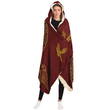 Load image into Gallery viewer, Odin's Raven Hooded Blanket - Urban Celt