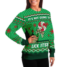 Load image into Gallery viewer, It's Not Going To Lick Itself Ugly Xmas Sweatshirt - Urban Celt