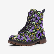Load image into Gallery viewer, Funky Flowers Vegan Leather Boots
