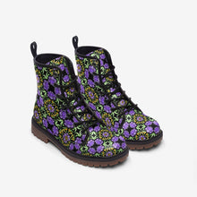 Load image into Gallery viewer, Funky Flowers Vegan Leather Boots - Urban Celt