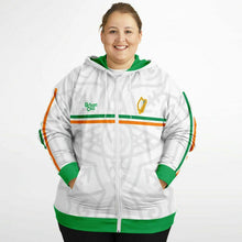 Load image into Gallery viewer, Plus Size Ireland 32 Zip Hoodie - Urban Celt