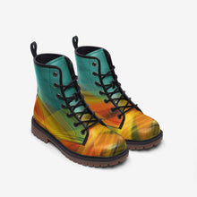 Load image into Gallery viewer, Colorful Abstract Vegan Leather Boots - Urban Celt