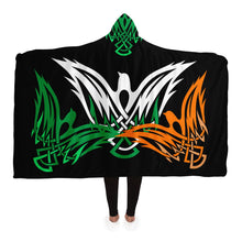 Load image into Gallery viewer, Celtic Birds Of Prey Hooded Blanket - Urban Celt