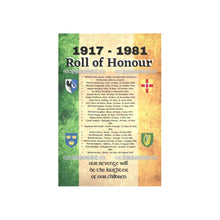 Load image into Gallery viewer, Roll of Honour Wall Tapestry 40" x 60" - Urban Celt