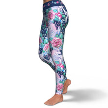 Load image into Gallery viewer, Unicorn Roses Yoga Leggings - Urban Celt