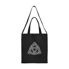Load image into Gallery viewer, Celtic Knot Black Tote Bag - Urban Celt