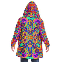 Load image into Gallery viewer, Funky Psychedelic Fleece Lined Cloak - Urban Celt