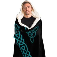 Load image into Gallery viewer, Norse Tree of Life Hooded Blanket - Urban Celt
