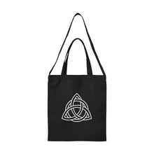 Load image into Gallery viewer, Celtic Knot Black Tote Bag - Urban Celt