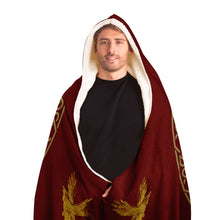Load image into Gallery viewer, Odin's Raven Hooded Blanket - Urban Celt