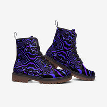 Load image into Gallery viewer, Trippy Waves Vegan Leather Boots
