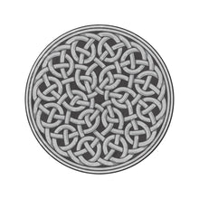 Load image into Gallery viewer, Celtic Knot Work Circular Micro Fleece Blanket - Urban Celt