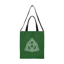 Load image into Gallery viewer, Celtic Knot Green Tote Bag - Urban Celt