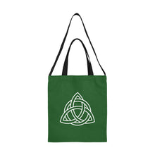 Load image into Gallery viewer, Celtic Knot Green Tote Bag - Urban Celt