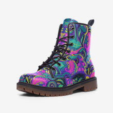Load image into Gallery viewer, Cute Floral Abstract Vegan Leather Boots - Urban Celt