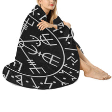 Load image into Gallery viewer, Viking Compass Micro Fleece Blanket 60" - Urban Celt
