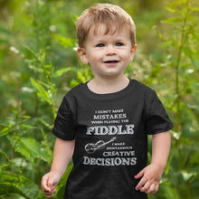 Load image into Gallery viewer, Classic Kids Fiddle Music T-shirt - Urban Celt
