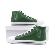 Load image into Gallery viewer, Celtic Harp High Top Canvas Shoes - Urban Celt