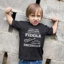 Load image into Gallery viewer, Classic Kids Fiddle Music T-shirt - Urban Celt