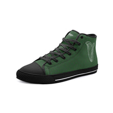 Load image into Gallery viewer, Celtic Harp High Top Canvas Shoes - Urban Celt