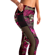 Load image into Gallery viewer, Wildlife Pink Yoga Leggings - Urban Celt