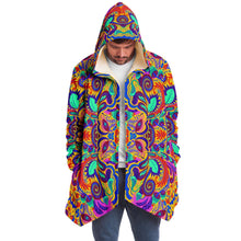 Load image into Gallery viewer, Funky Psychedelic Fleece Lined Cloak - Urban Celt