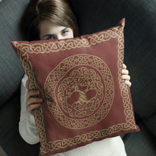Load image into Gallery viewer, Norse Tree of Life Pillow - Urban Celt