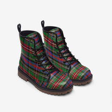Load image into Gallery viewer, Highland Plaid Vegan Leather Boots - Urban Celt