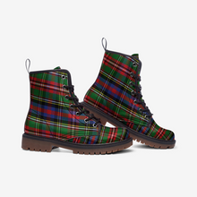 Load image into Gallery viewer, Highland Plaid Vegan Leather Boots - Urban Celt