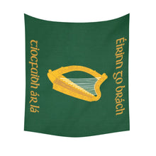 Load image into Gallery viewer, Eirinn go Brách Wall Tapestry 60" x 51" - Urban Celt