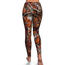 Load image into Gallery viewer, Orange Woodland Leggings - Urban Celt