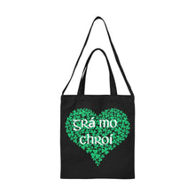 Load image into Gallery viewer, Grá Mo Chroí, Love of My Heart Canvas Tote - Urban Celt