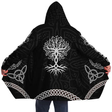 Load image into Gallery viewer, Celtic Tree of Life Hooded Cloak - Urban Celt