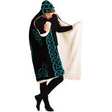 Load image into Gallery viewer, Norse Tree of Life Hooded Blanket - Urban Celt