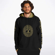 Load image into Gallery viewer, Modern Celtic Tree of Life Hoodie - Urban Celt