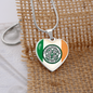 Irish Celtic FC Customizable Heart Pendant - Urban Celt