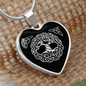Celtic Tree of Life Customizable Heart Pendant - Urban Celt