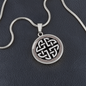 Celtic Knot Circle Pendant Necklace - Urban Celt