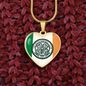 Irish Celtic FC Customizable Heart Pendant - Urban Celt