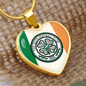Irish Celtic FC Customizable Heart Pendant - Urban Celt