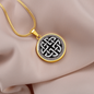 Celtic Knot Circle Pendant Necklace - Urban Celt