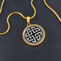 Celtic Knot Circle Pendant Necklace - Urban Celt