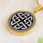 Celtic Knot Circle Pendant Necklace - Urban Celt