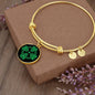 Personalized Celtic Cross Adjustable Bangle - Urban Celt