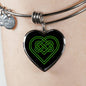 Personalized Celtic Love Heart Bangle - Urban Celt