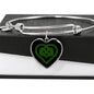 Personalized Celtic Love Heart Bangle - Urban Celt