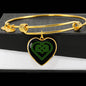 Personalized Celtic Love Heart Bangle - Urban Celt