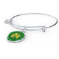 Customizable Irish Shamrock Adjustable Bangle - Urban Celt