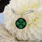 Personalized Celtic Cross Adjustable Bangle - Urban Celt